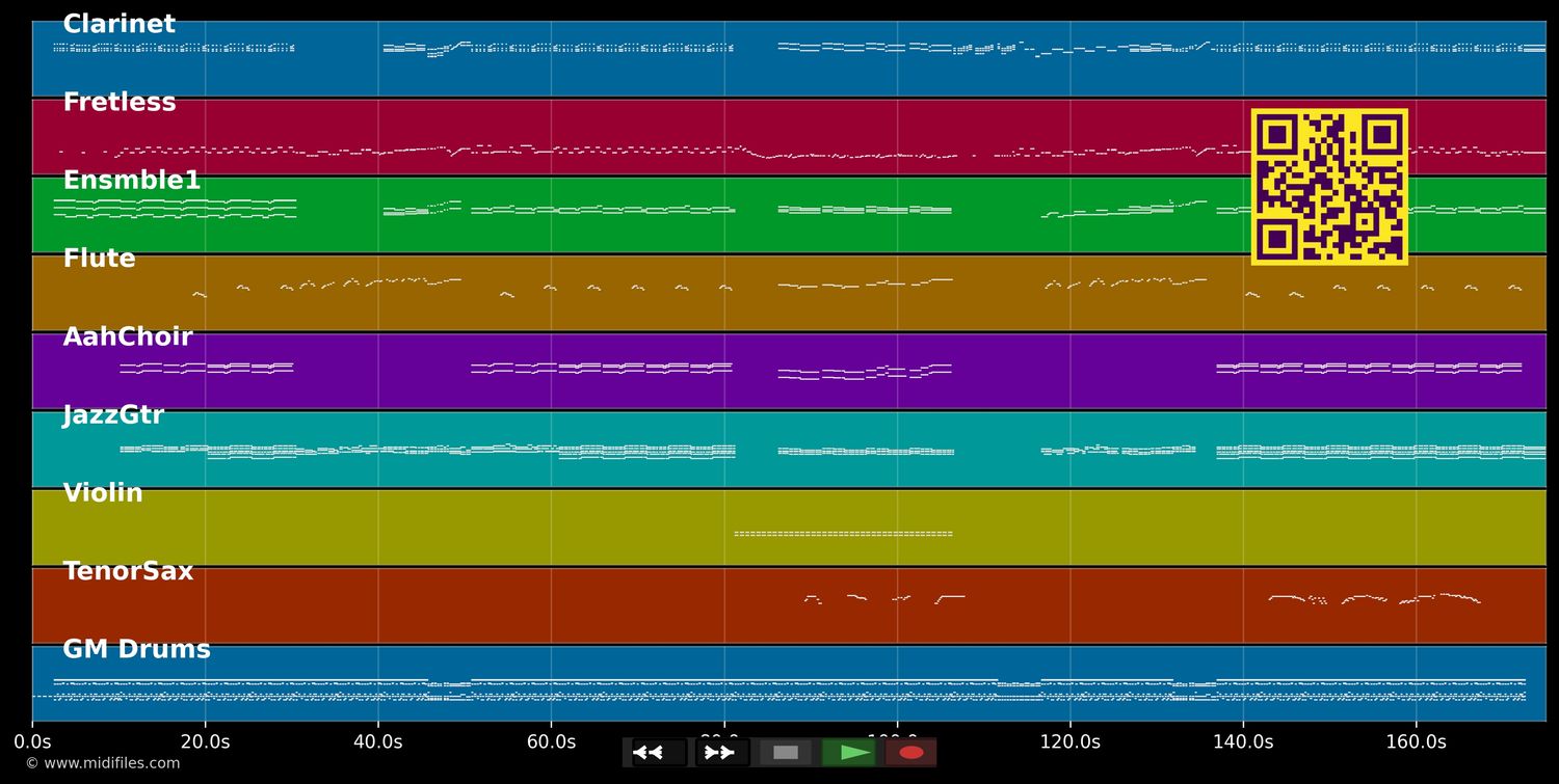 USA State Song: New York I Love New York - Anthem (MIDI individual tracks)
