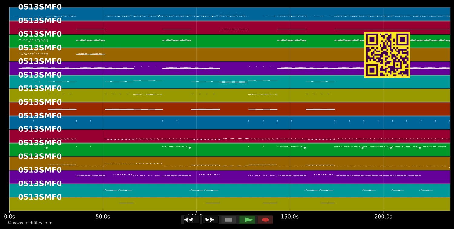 Sea of Love - Name of the Rose (MIDI individual tracks)