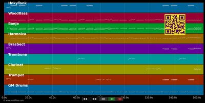 Madeleine - Jacques Brel (MIDI individual tracks)