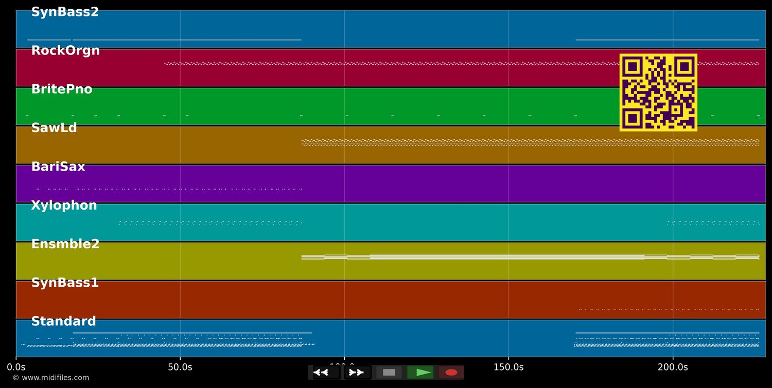 Follow Me (X-Ray) - Space Frog (MIDI individual tracks)