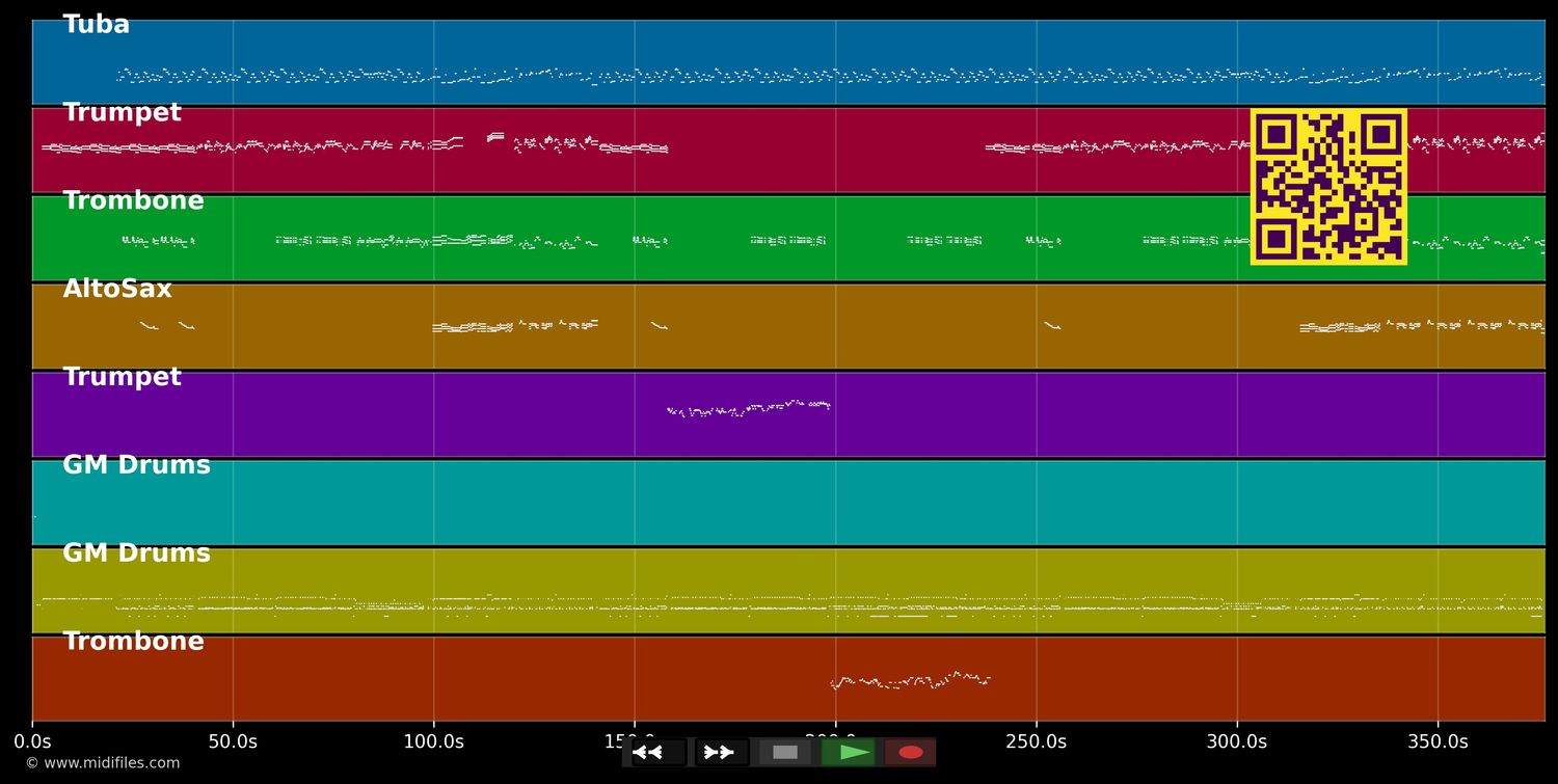 From Now On (without rap) - Youngblood Brass Band (MIDI individual tracks)