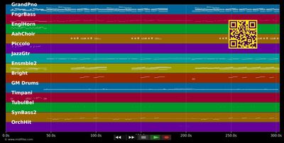 Symphony - Space (MIDI individual tracks + MIDI1 + STY)