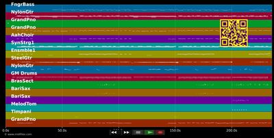 Unendlich - Ramon Roselly (MIDI individual tracks)