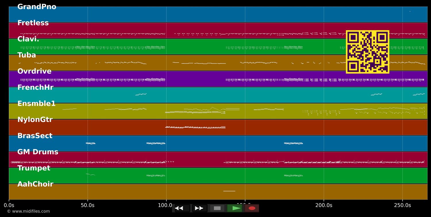 Come With Me - Puff Daddy; Jimmy Page (MIDI individual tracks)