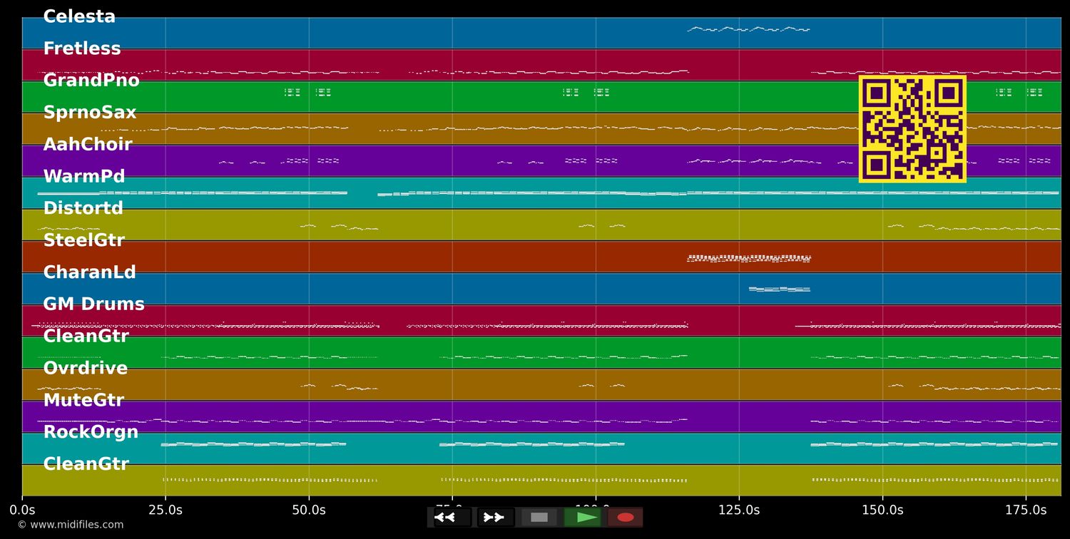 Show Me The Way - Stefanie Heinzmann (MIDI individual tracks)