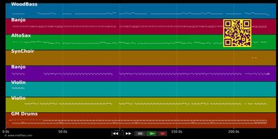 Summertime - Shaggy (MIDI individual tracks)