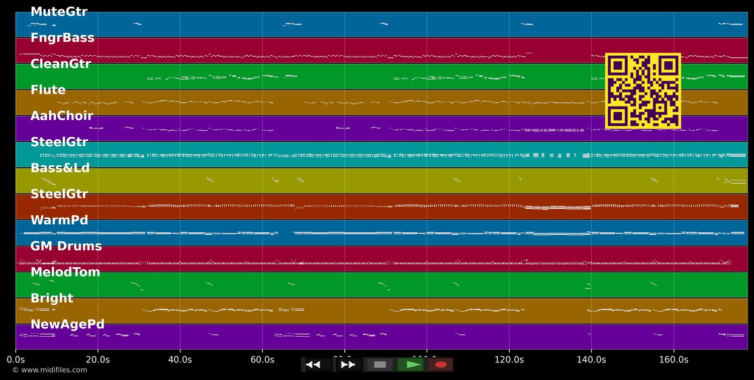 Hundertmal - Flippers (MIDI individual tracks)