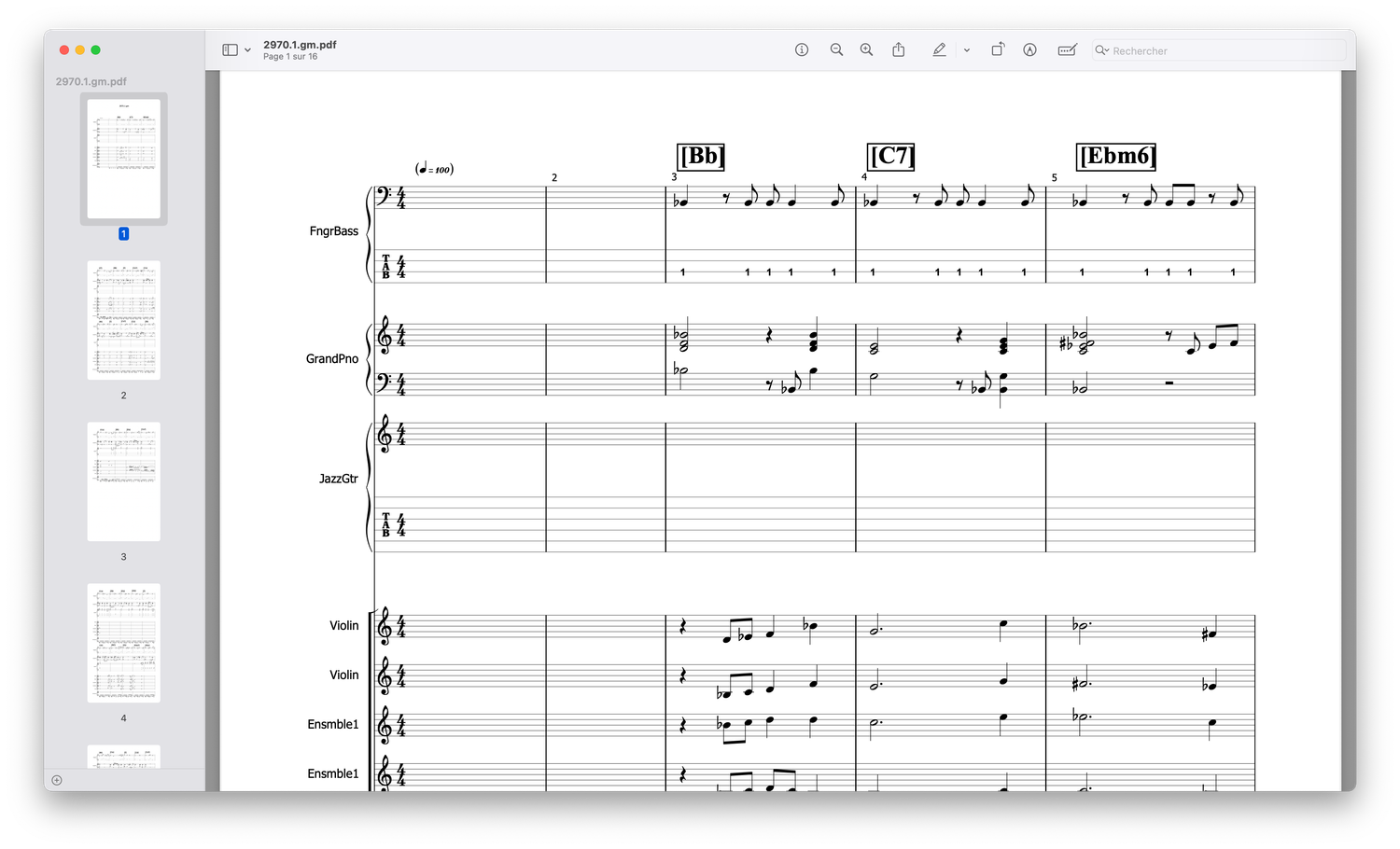 Beatles Medley Vol.2 - Beatles (PDF multitrack music score)