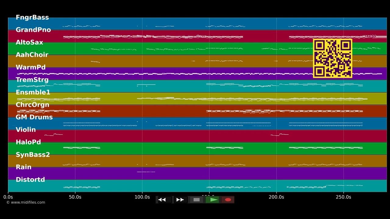 Paradise - Coldplay (MIDI Karaoke)