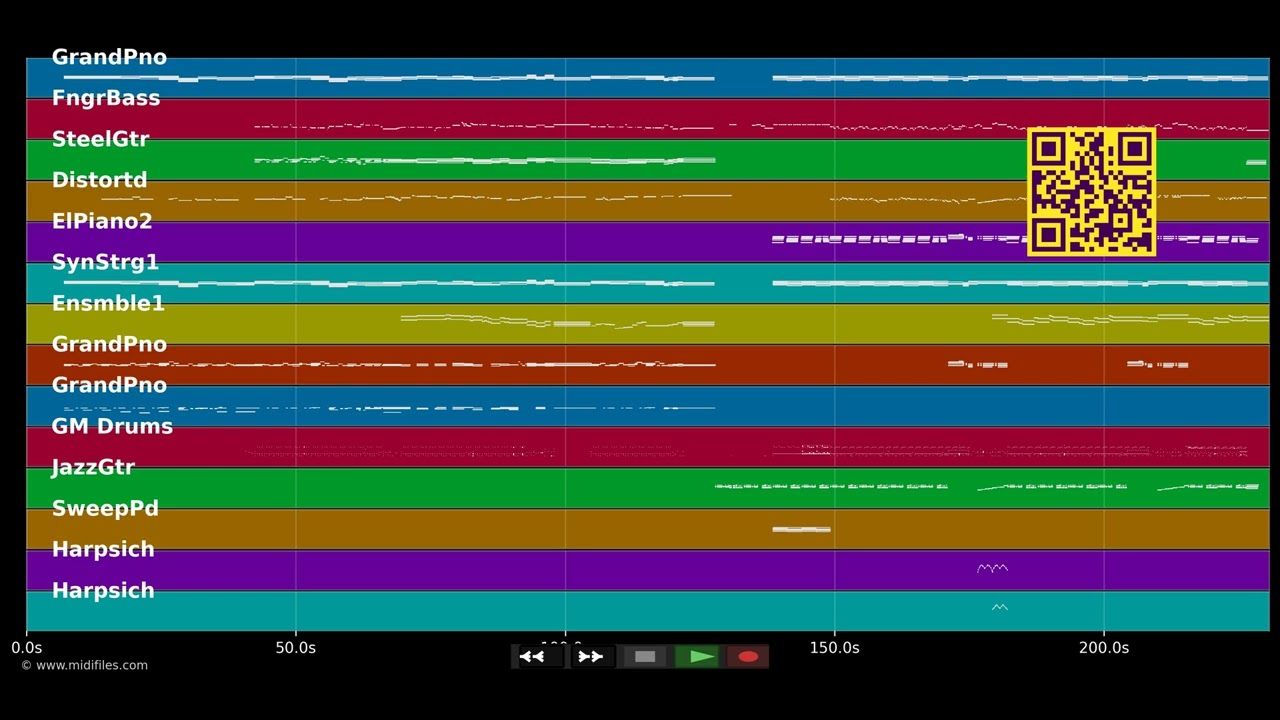 Life Is A Lady - Santana (MIDI)