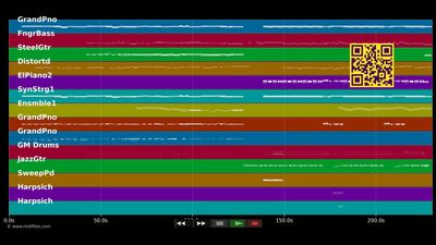 Life Is A Lady - Santana (MIDI)