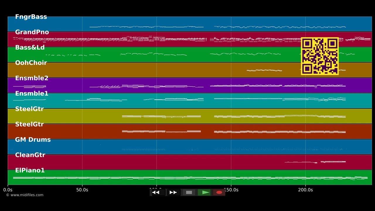 Christmas Lights - Coldplay (MIDI Karaoke)