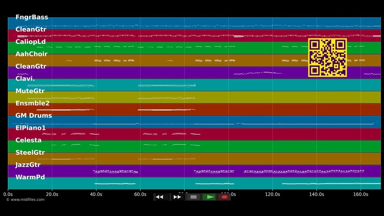 100000 km - Amigos (MIDI Karaoke)