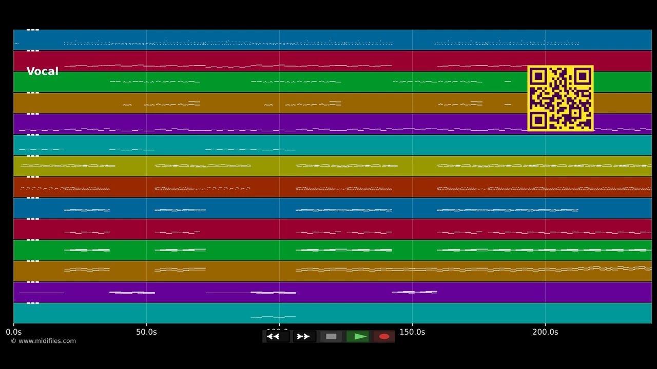 Enjoy The Silence - Lacuna Coil (MIDI Karaoke)