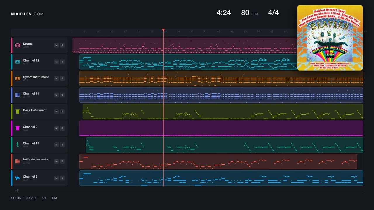 Blue Jay Way - Beatles (MIDI)