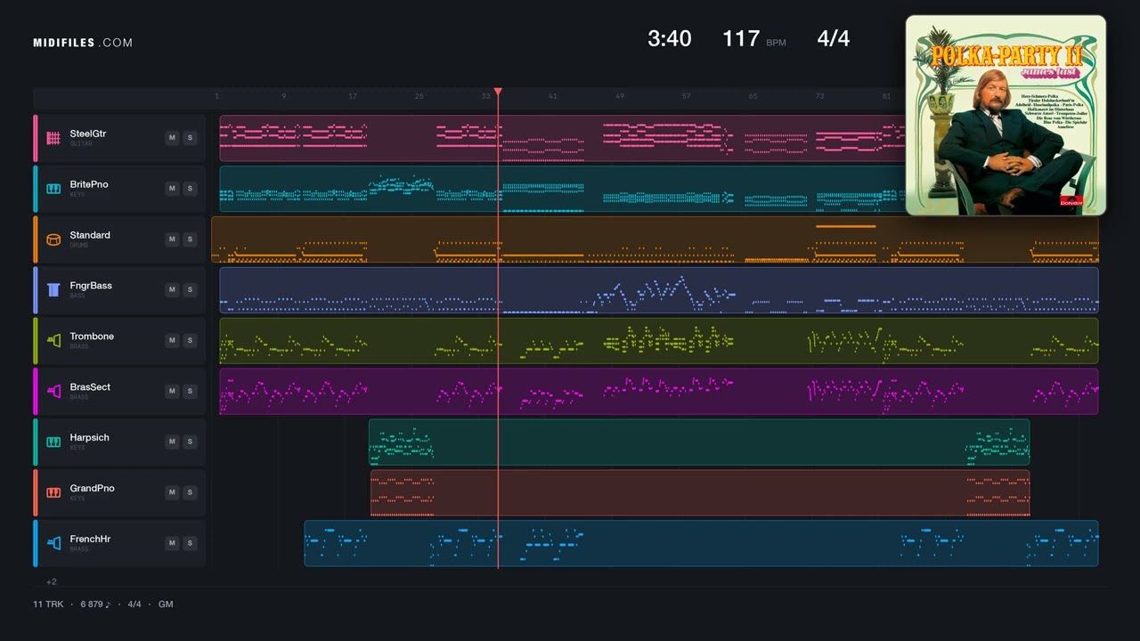 Tiroler Holzhackerbuam - James Last (MIDI)