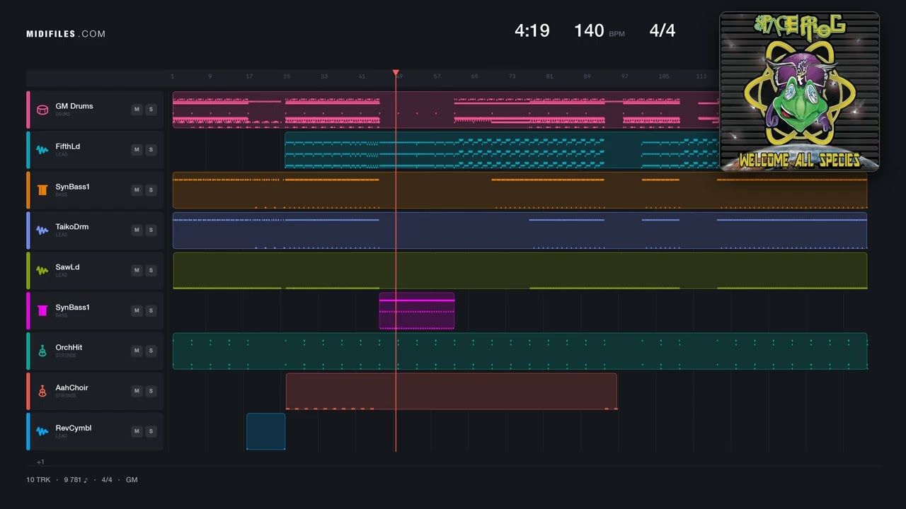 Lost In Space '98 - Space Frog (MIDI)