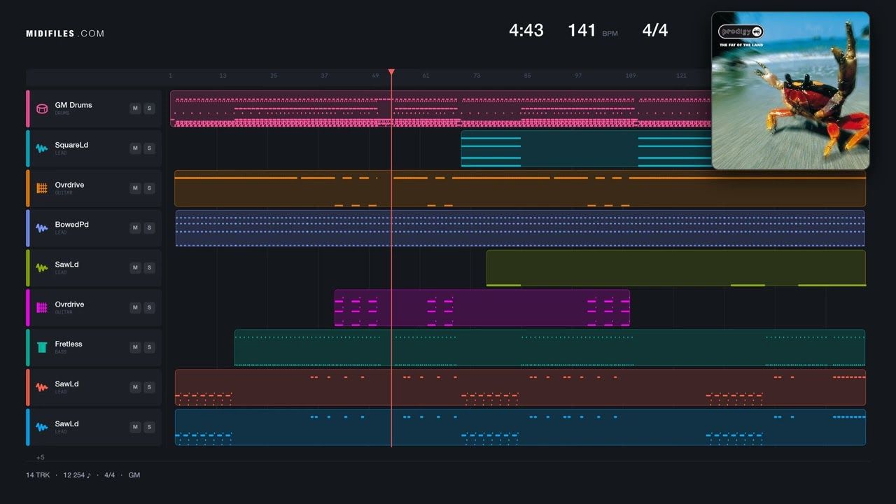 Firestarter - Prodigy (MIDI)