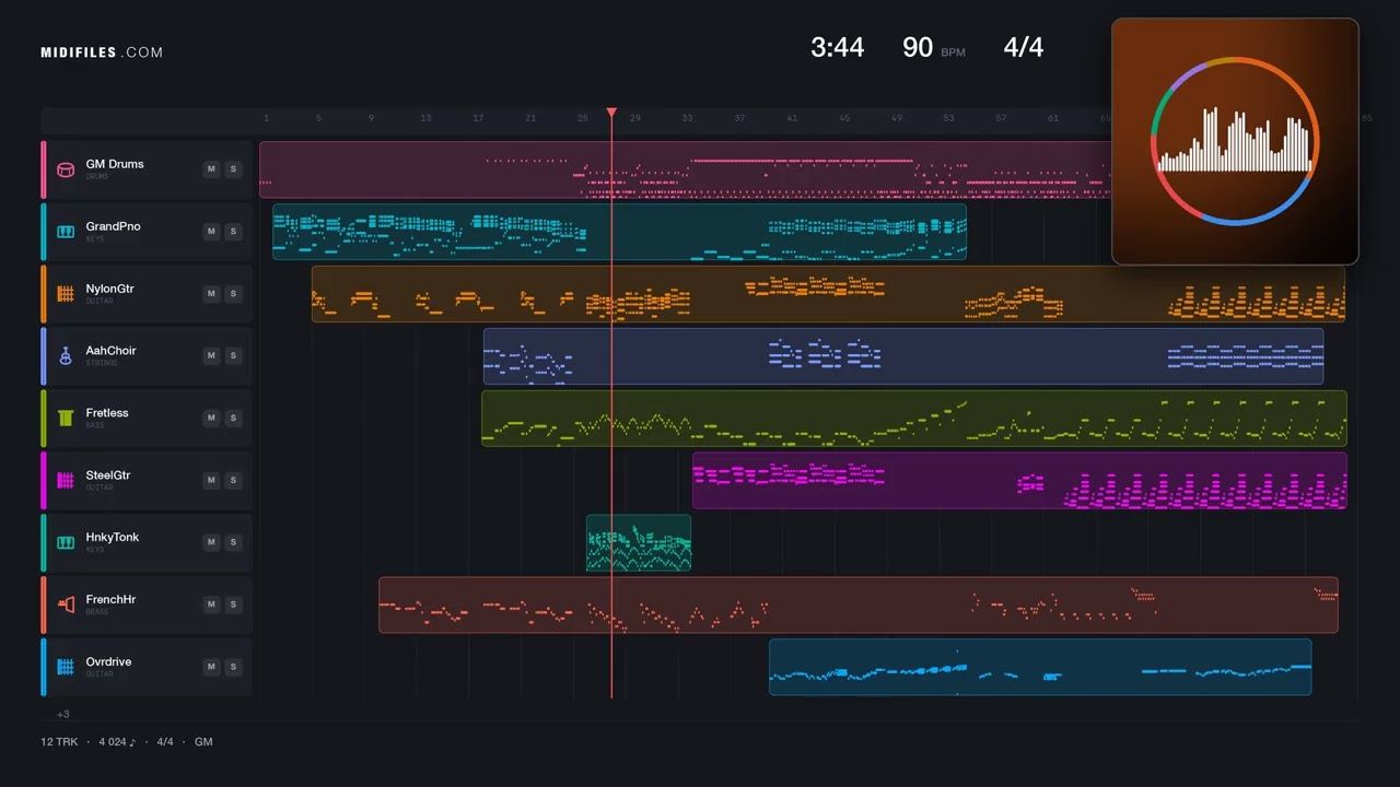 You Never Give Me Your Money - The Beatles (MIDI)