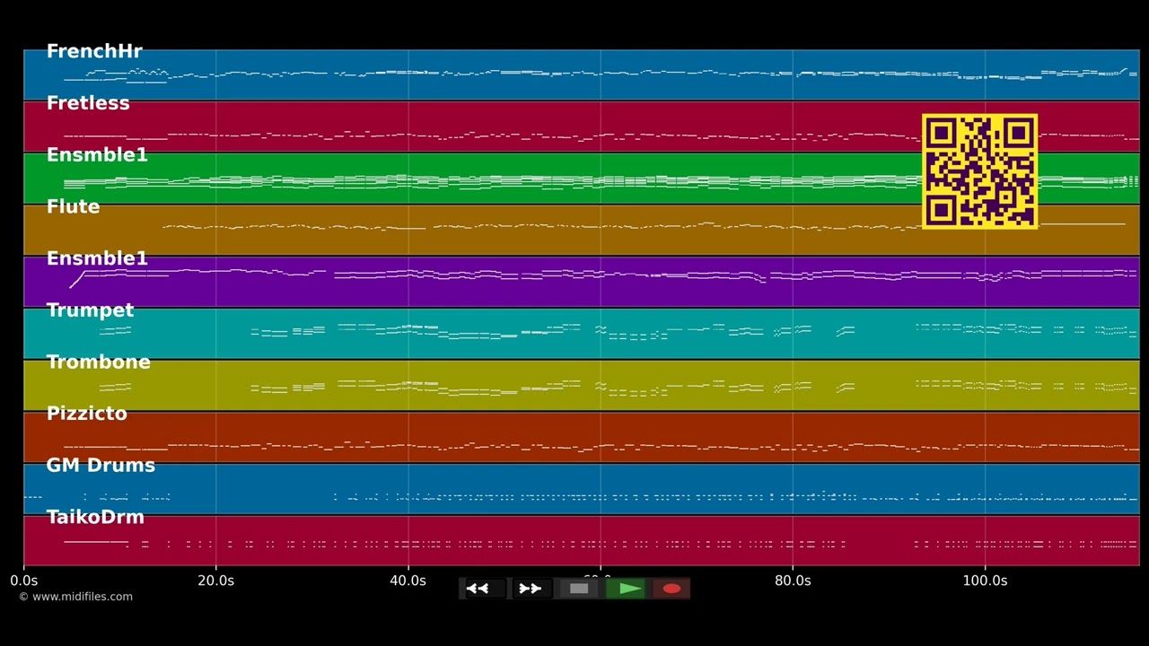 Himno de Cayey - Himno (MIDI individual tracks)