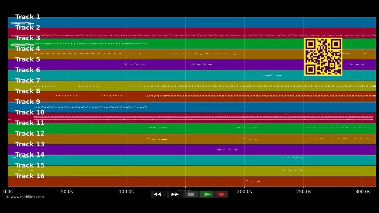 Hep - Jacques d'Arbaud (MIDI individual tracks)