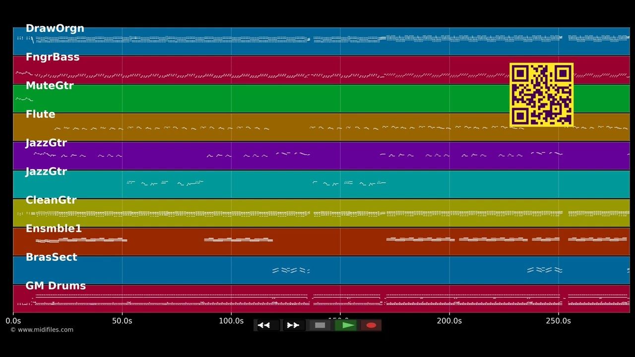 Mon voisin - Mars Tou Sel (MIDI individual tracks)