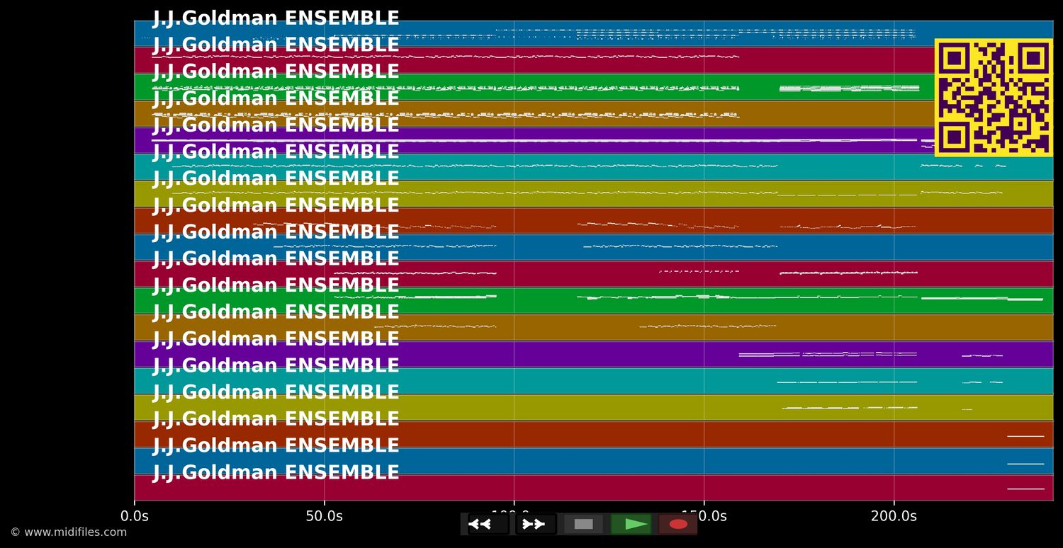 Ensemble - Jean-Jacques Goldman (MIDI individual tracks)