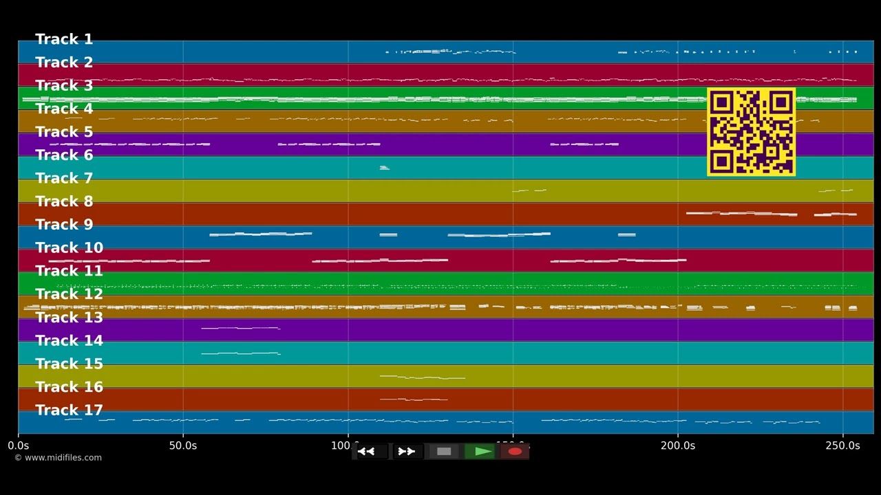 Terre - Florent Pagny (MIDI individual tracks)