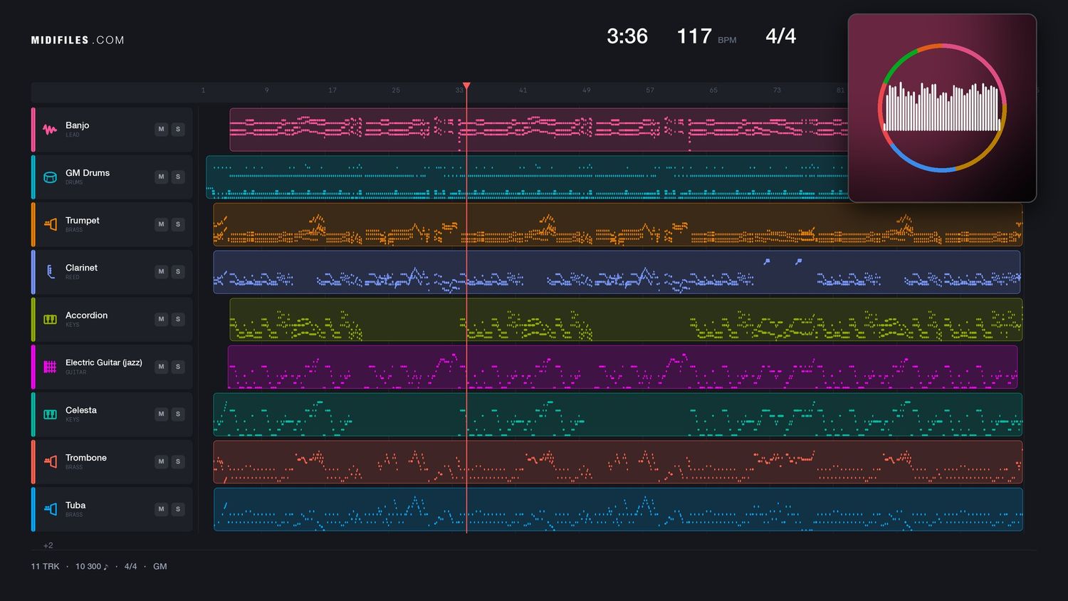 Trek De Stekker Uit De Wekker - Duo Rozegeur (MIDI individual tracks)