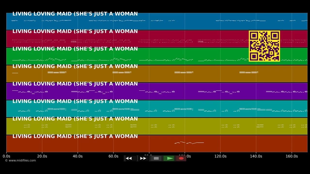 Living loving maid (she's just a woman) - Led Zeppelin (MIDI individual tracks)