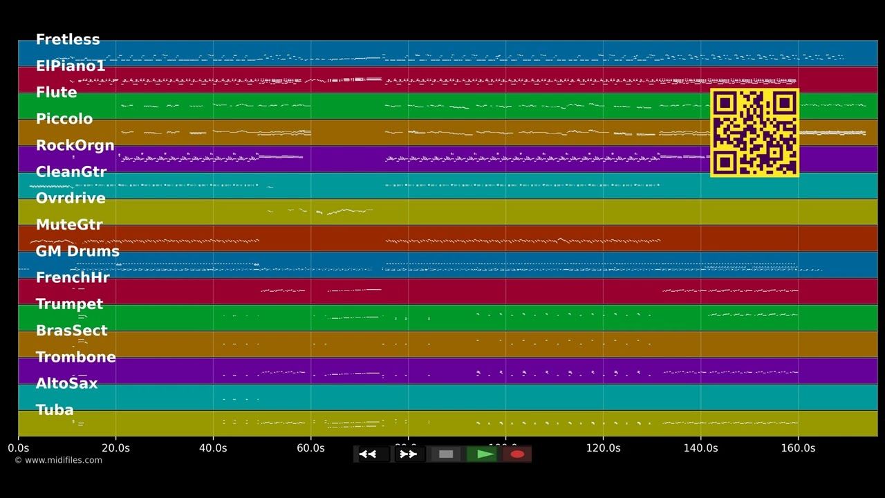 Shining star - Earth, Wind &amp; Fire (MIDI individual tracks)