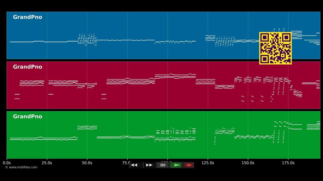 Mishima - Philip Glass (MIDI individual tracks)