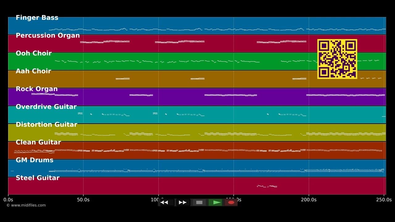 White Lie - Foreigner (MIDI individual tracks)