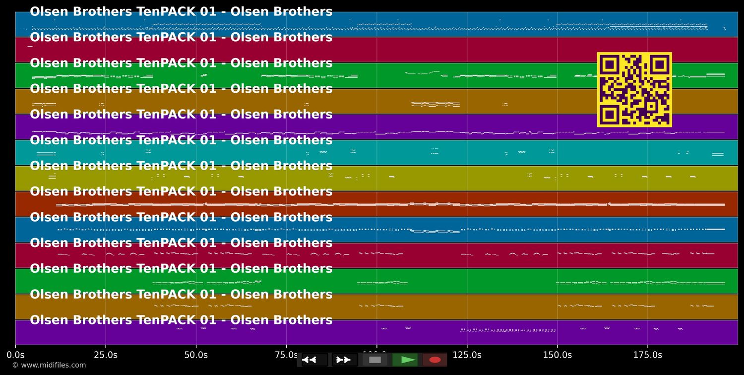 One Woman, Two Lovers - Olsen Brothers (MIDI individual tracks)