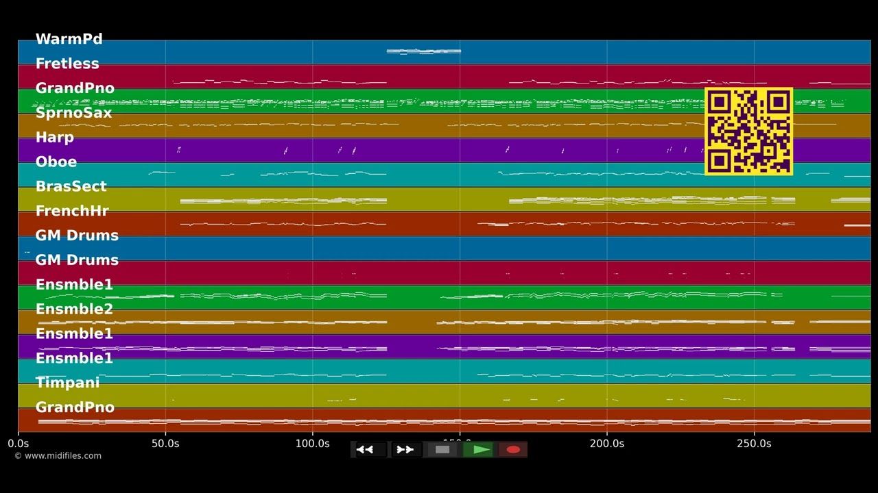 Oh Holy Night - Josh Groban (MIDI individual tracks)
