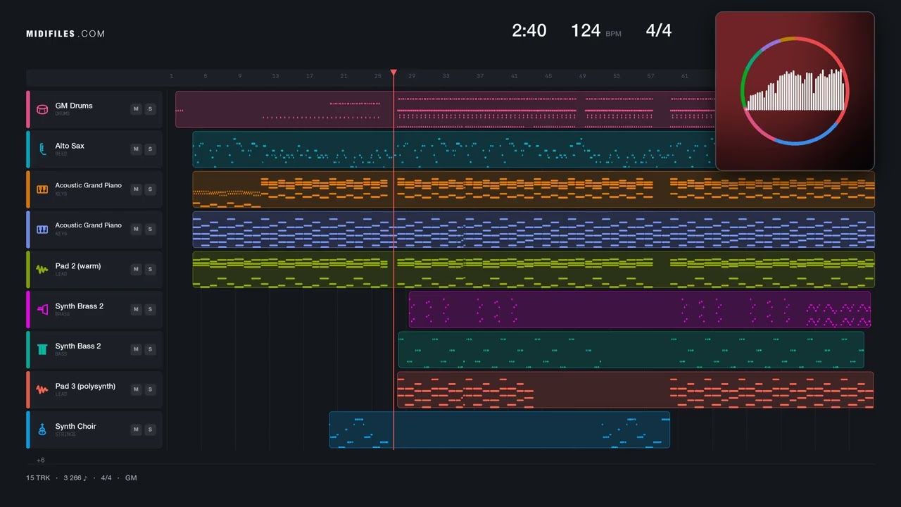 Dirty Dancing - Glockenbach ft. Asdís (MIDI individual tracks)