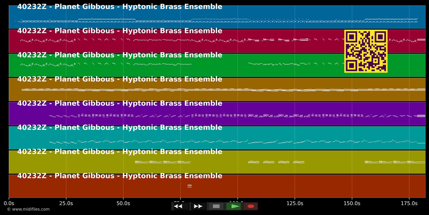 Planet Gibbous - Hypnotic Brass Ensemble (MIDI individual tracks)