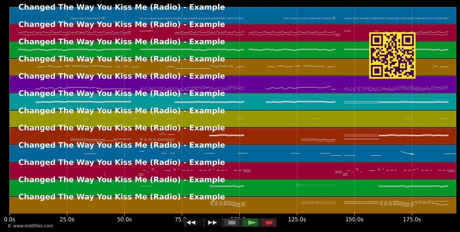 Changed The Way You Kiss Me (Radio) - Example (MIDI individual tracks)