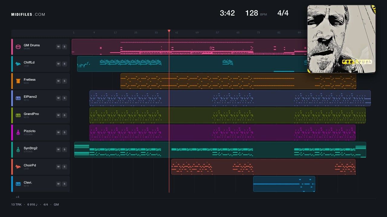 Ecuador - Sash! (MIDI individual tracks)