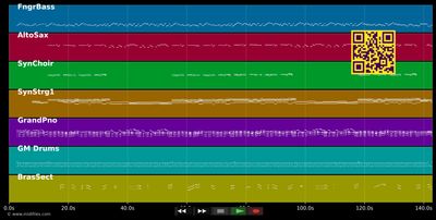 Jingle Bells (Big Band Sound) - Daniel Landers (MIDI individual tracks)