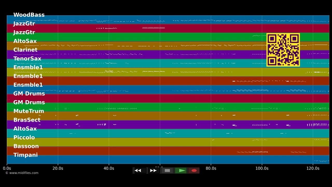 Jet Song - West Side Story (Movie) (MIDI individual tracks)