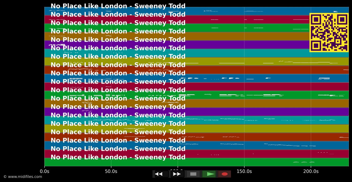 No Place Like London - Sweeney Todd (Musical) (MIDI individual tracks)