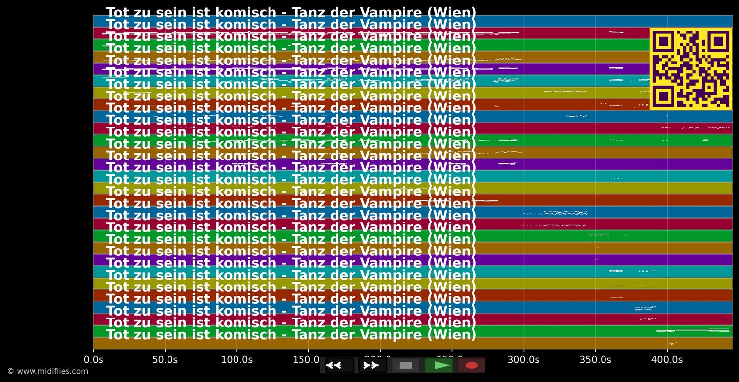 Tot zu sein ist komisch - Tanz der Vampire (Musical) AT (MIDI individual tracks)