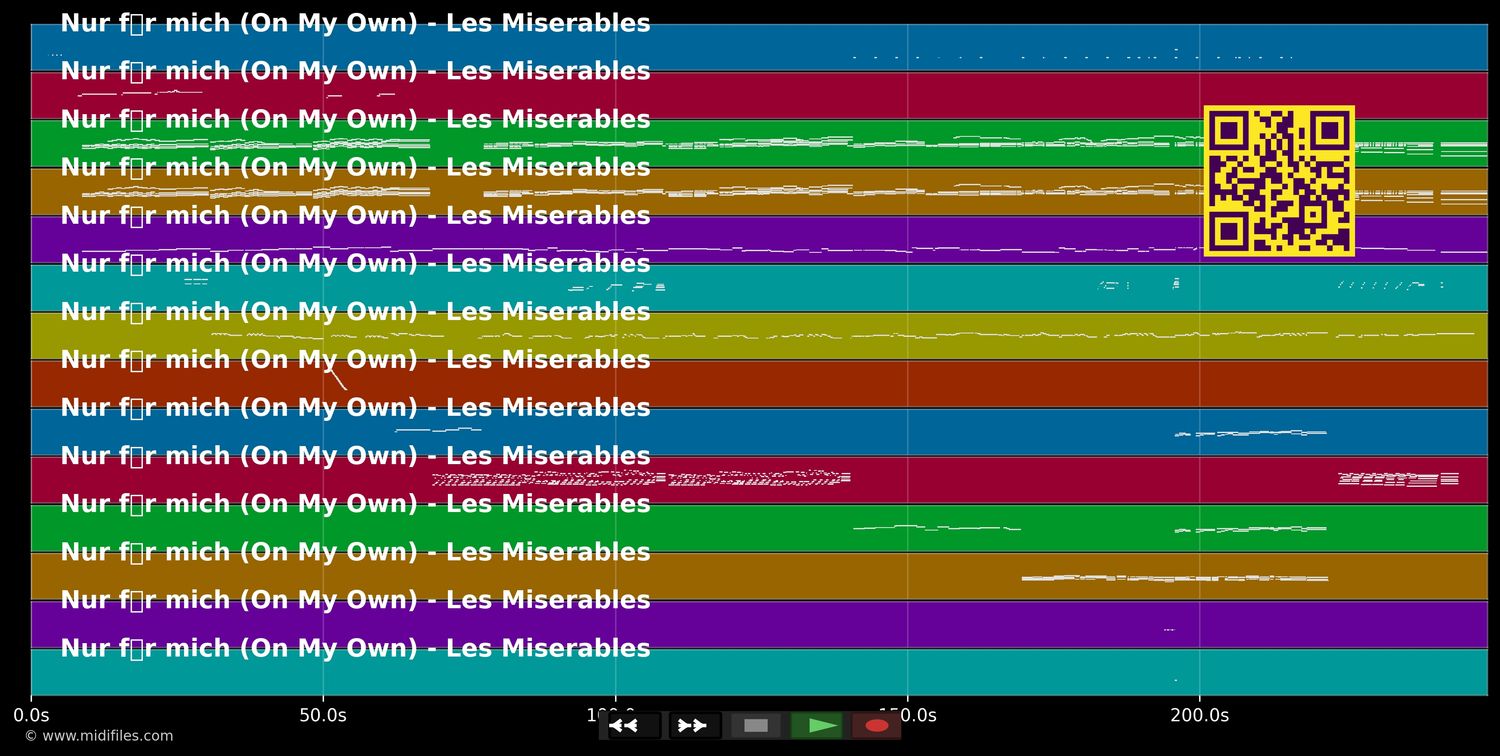 Nur für mich - Les Miserables (Musical) DE (MIDI individual tracks)