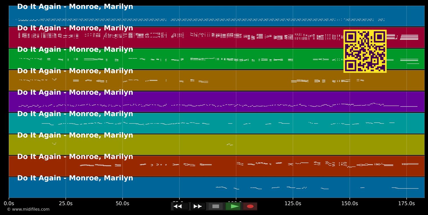 Do It Again - Marilyn Monroe (MIDI individual tracks)