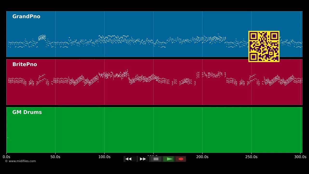 Seven Steps To Heaven (Miles Davis)  - Piano Versionen/Versions (MIDI individual tracks)