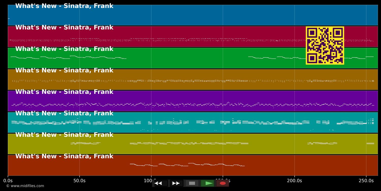 What's New - Frank Sinatra (MIDI individual tracks)