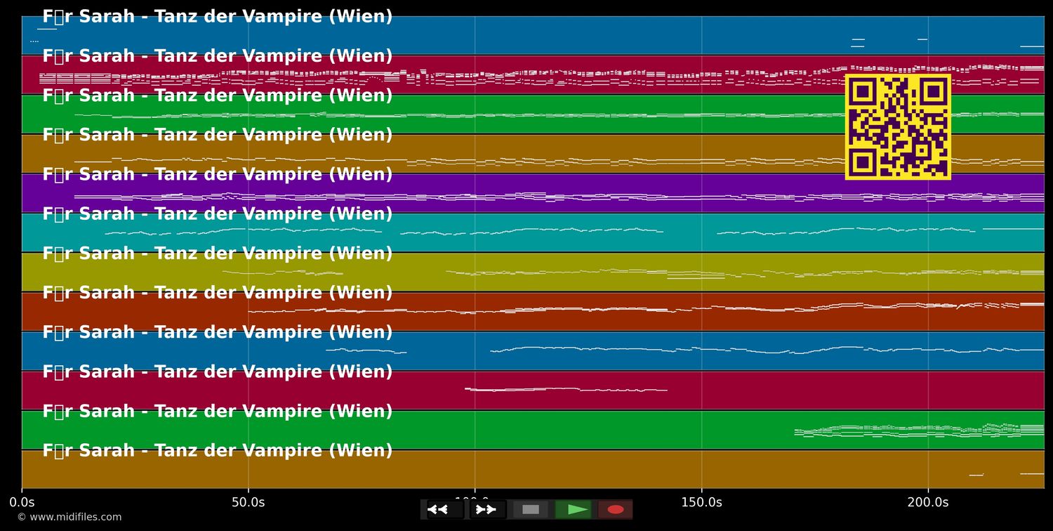 Für Sarah - Tanz der Vampire (Musical) AT (MIDI individual tracks)