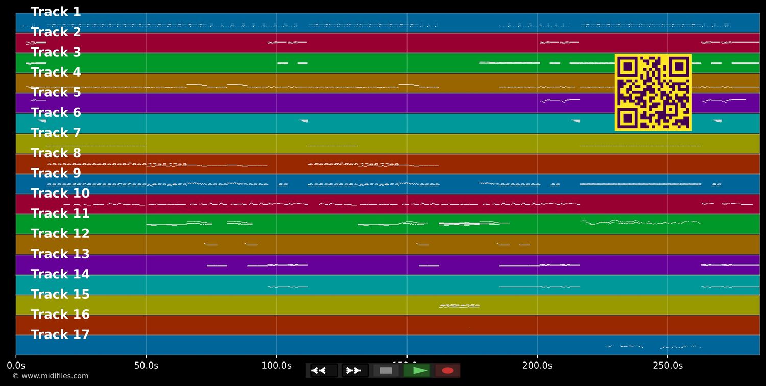 Mondscheinsonate op.27/2 - L.v. Beethoven (MIDI individual tracks)