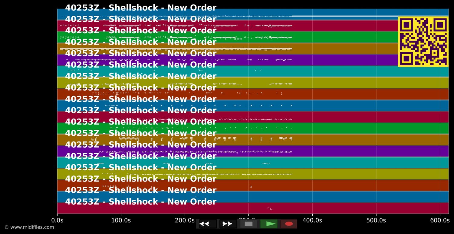 Shellshock - New Order (MIDI individual tracks)